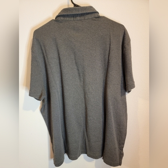 Mens Custom Slim Fit Charcoal Gray Ralph Lauren Polo Shirt Size XXL - Picture 5 of 5